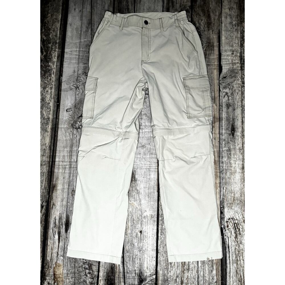 Nonwe Convertible Cargo Hiking Pants Women XS (30x27) Ripstop Outdoors Gorpcore